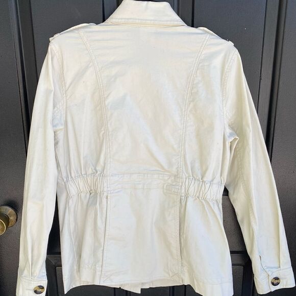 🧥CAbi Kenya Safari Off-White Jacket/Coat NWOT Size M - Picture 7 of 13